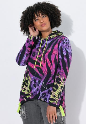 Пуловер с капюшоном