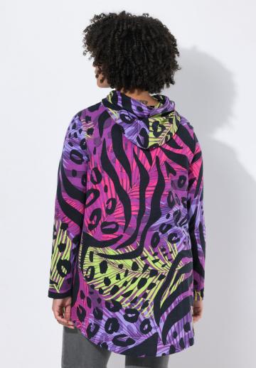 Пуловер с капюшоном