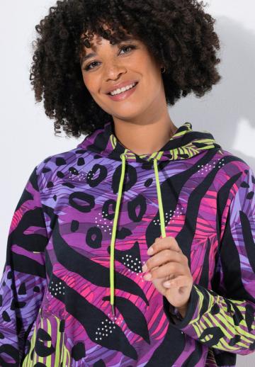 Пуловер с капюшоном