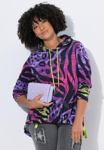 Пуловер с капюшоном