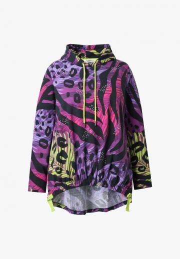 Пуловер с капюшоном