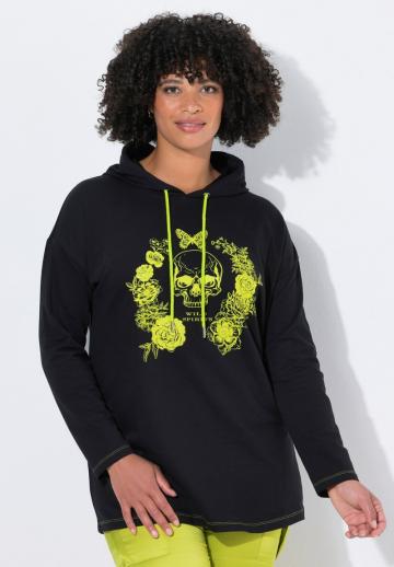 Пуловер с капюшоном