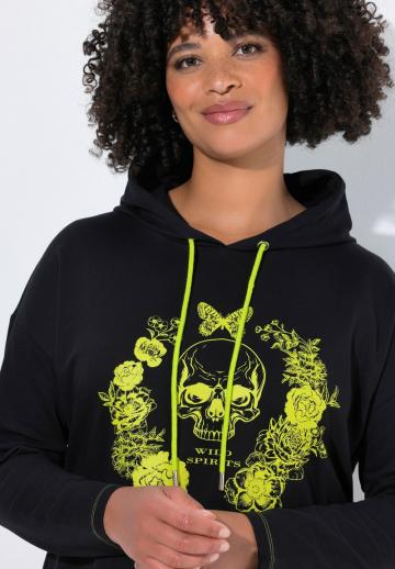 Пуловер с капюшоном