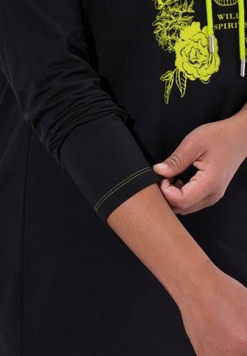 Пуловер с капюшоном