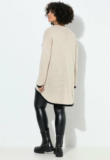 Длинный пуловер