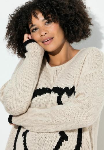 Длинный пуловер