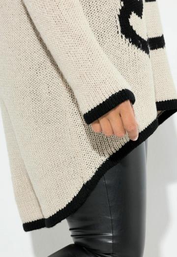 Длинный пуловер