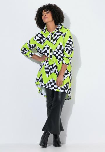 Пуловер с капюшоном