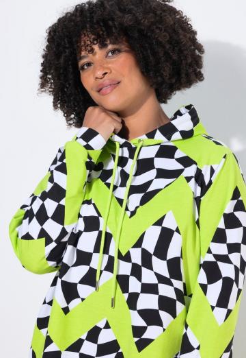 Пуловер с капюшоном