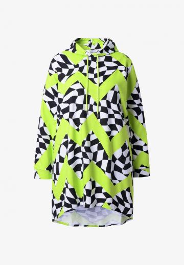 Пуловер с капюшоном