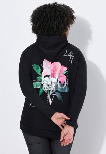 Пуловер с капюшоном