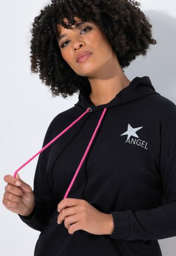 Пуловер с капюшоном