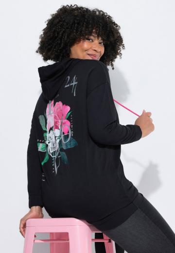 Пуловер с капюшоном