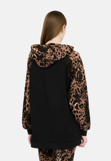 Пуловер с капюшоном