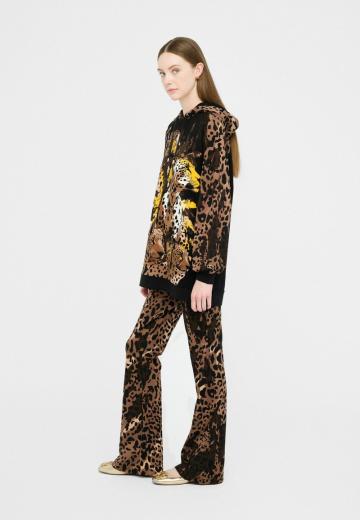 Пуловер с капюшоном