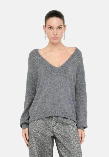 Длинный пуловер