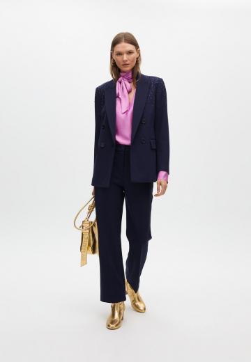 Длинный блейзер