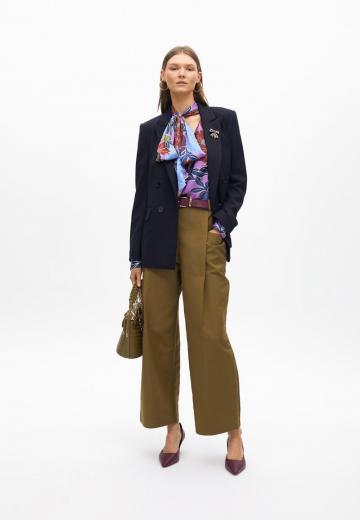 Атласная блузка