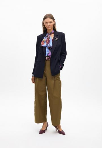 Атласная блузка