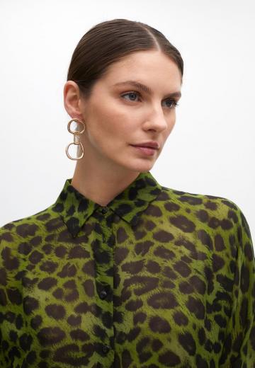 Атласная блузка