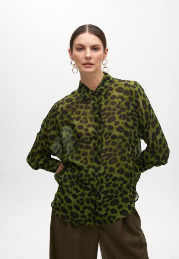 Атласная блузка