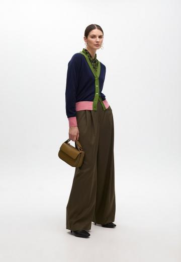 Атласная блузка