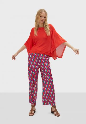 Пуловер с рукавом три четверти