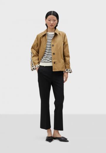 Пуловер в полоску