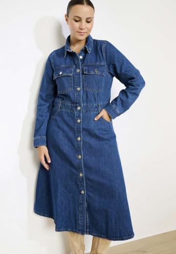 Джинсовое платье