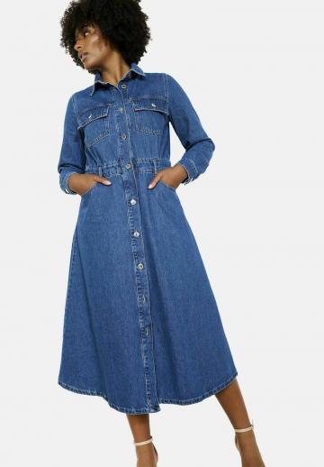 Джинсовое платье