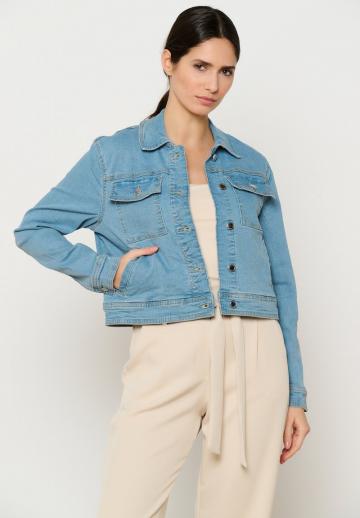 Джинсовая жилетка