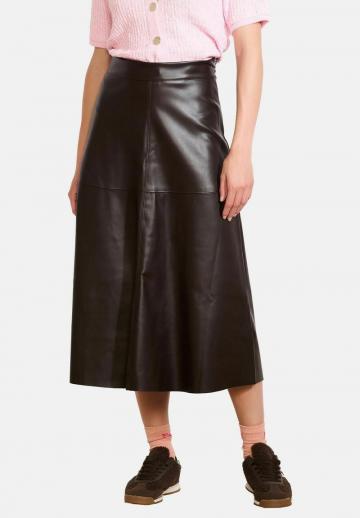 Кожаная юбка