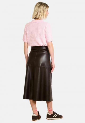 Кожаная юбка