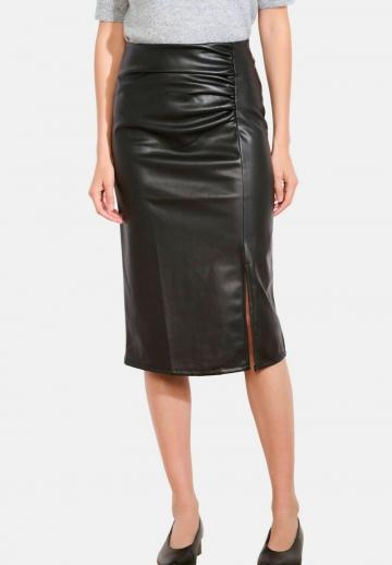 Кожаная юбка