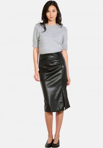 Кожаная юбка