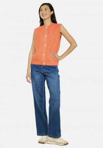 Вязаный жилет