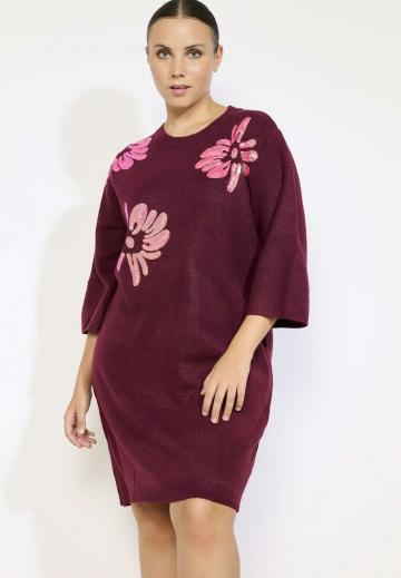 Вязаное платье