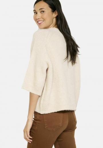 Пуловер с рукавом три четверти