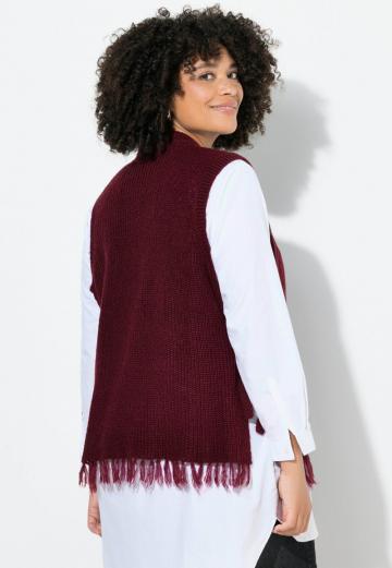 Пуловер без рукавов