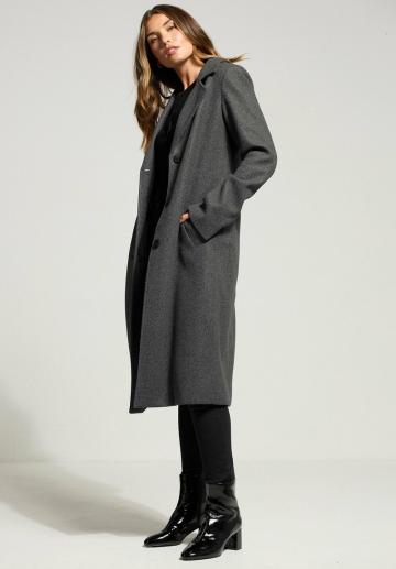 Шерстяное пальто