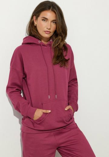 Пуловер с капюшоном