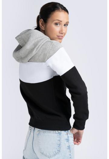 Пуловер с капюшоном