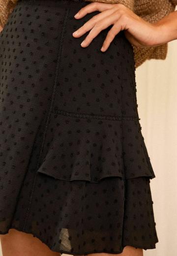 Юбка с воланами