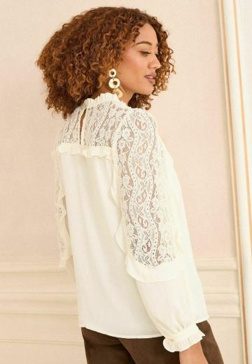 Кружевная блузка