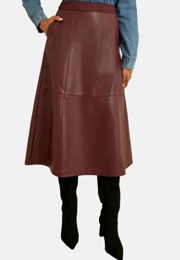 Кожаная юбка