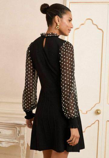 Вязаное платье