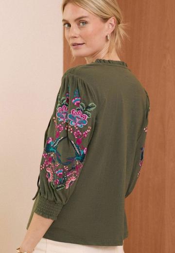 Майка с рукавом три четверти