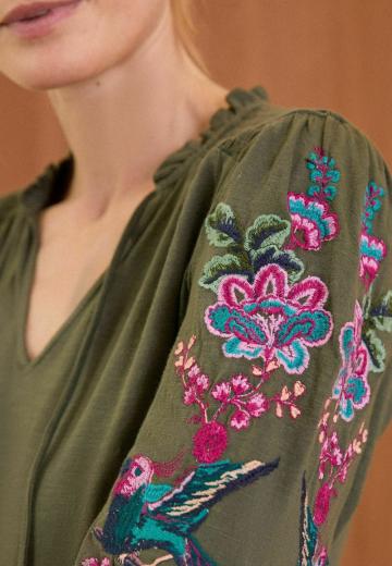 Майка с рукавом три четверти