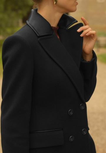 Шерстяное пальто