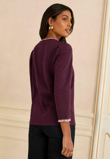 Майка с рукавом три четверти